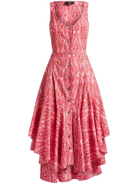 ETRO medallion-motif sleeveless dress - Pink - zdjęcie produktu nr 1
