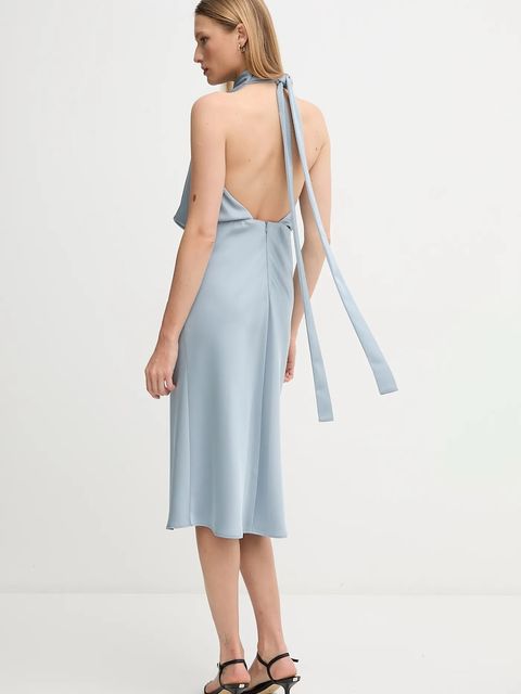 Sandro Ferrone sukienka kolor niebieski mini dopasowana S23XBEBIALETTI