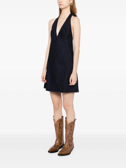 Free People Trevi denim mini dress - Blue - zdjęcie produktu nr 2