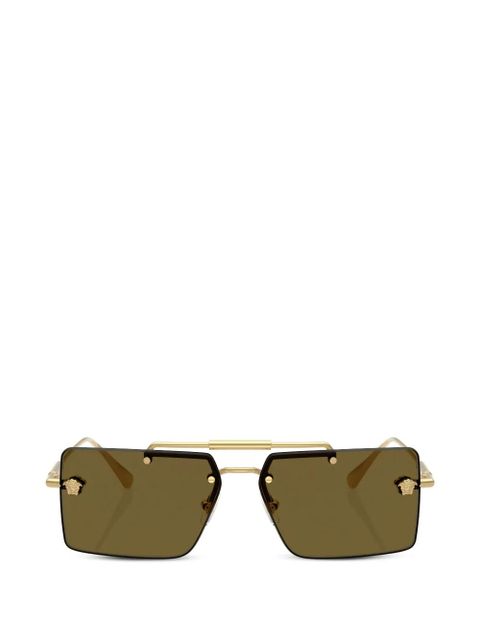 Versace Eyewear medusa-embellishment sunglasses - Gold - zdjęcie produktu nr 1