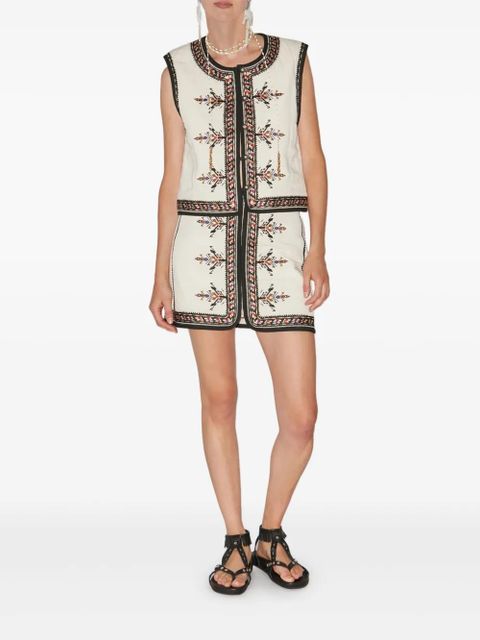 MARANT ÉTOILE Zeana cardigan - White - zdjęcie produktu nr 2