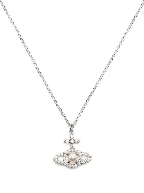 Vivienne Westwood Olympia embellished orb necklace - Silver - zdjęcie produktu nr 1