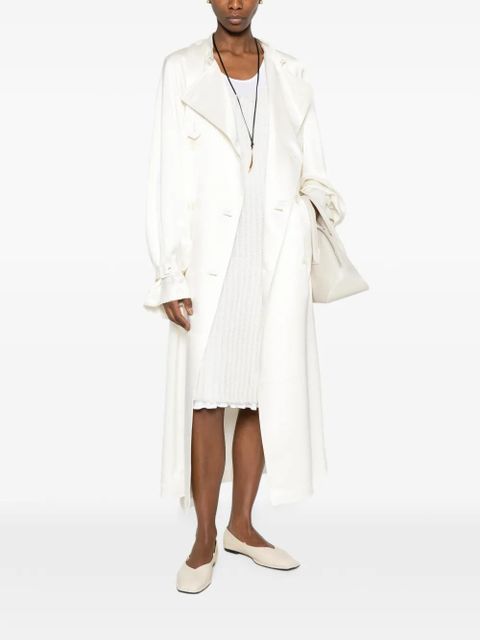 TOTEME belted trench coat - White - zdjęcie produktu nr 2