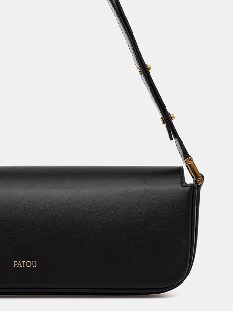 Patou torebka skórzana kolor czarny BA0245000