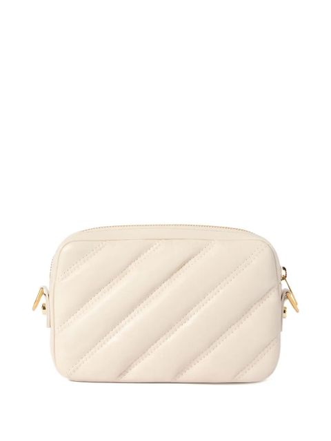 Off-White quilted arrow leather crossbody bag - Neutrals
