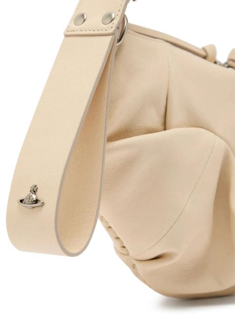 Vivienne Westwood Agnes Orb braided shoulder bag - Neutrals
