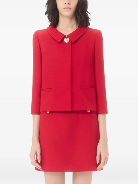 Valentino Garavani heart-detail jacket - Red