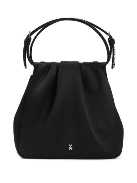 Amina Muaddi gathered tote bag - Black - zdjęcie produktu nr 2