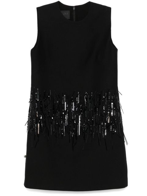 Valentino Garavani crepe mini dress - Black