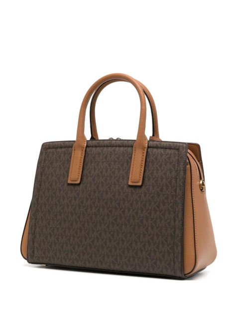 Michael Kors logo print tote bag - Brown