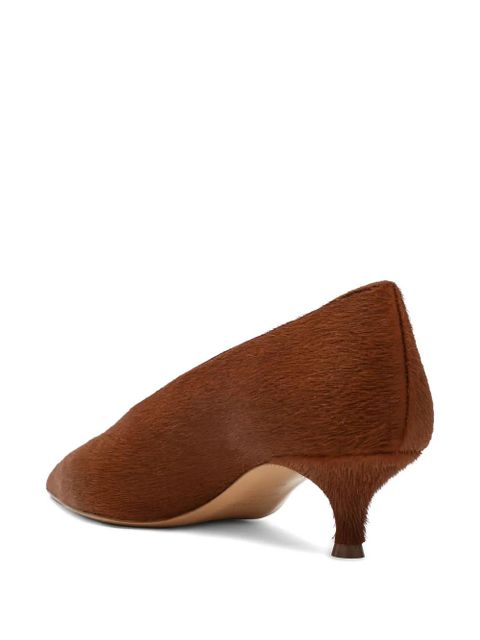 Le Monde Beryl 40mm Babouche Kitten pumps - Brown
