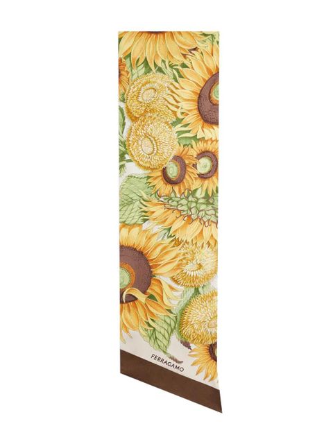 Ferragamo Sunflower print bandeau - Yellow