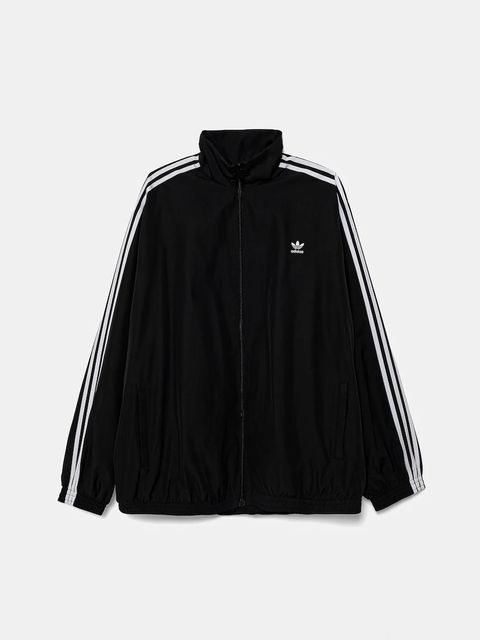 adidas Originals bluza OVERSIZED TT damska kolor czarny z aplikacją JD3392 - zdjęcie produktu nr 1