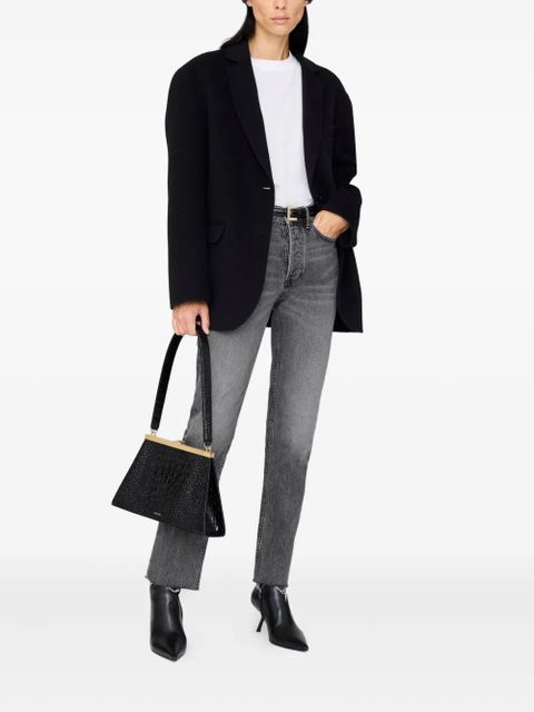 ANINE BING Elia leopard-print beanie - Grey - zdjęcie produktu nr 2