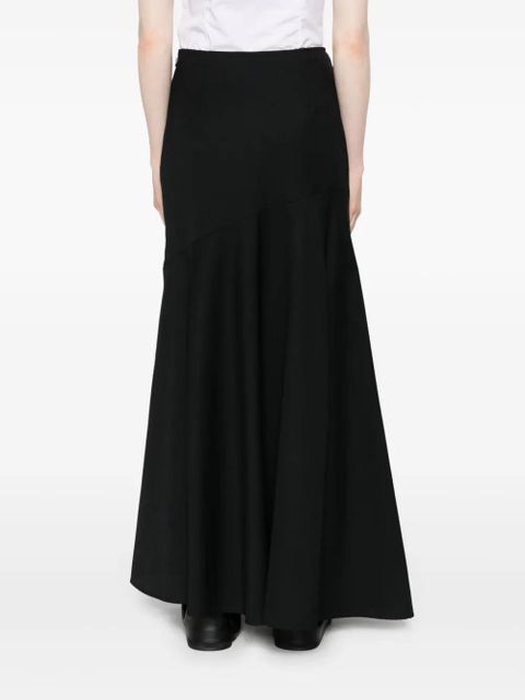 Simone Rocha bias-cut maxi skirt - Black