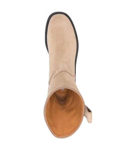 Tod's T Timeless-plaque boots - Neutrals