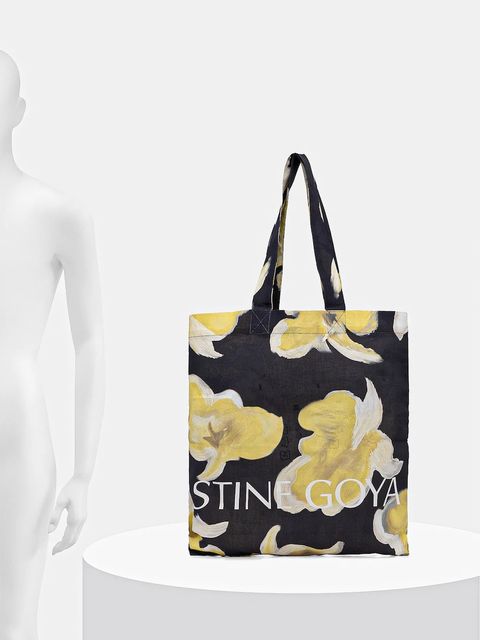 Stine Goya torebka bawełniana kolor żółty SG-PS26-A016-2285
