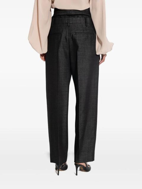 Victoria Beckham high-waisted trousers - Black