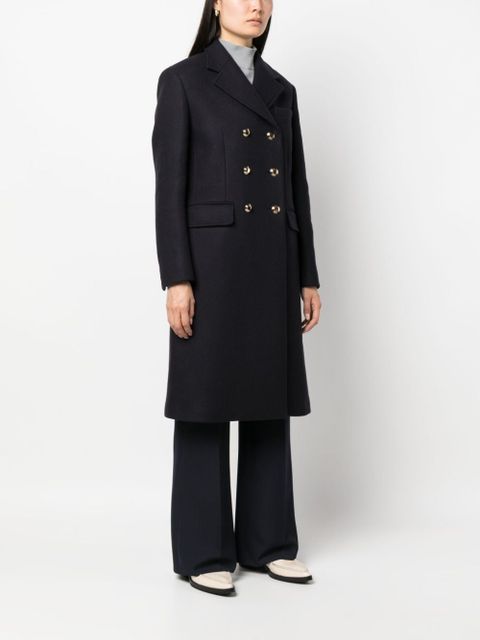 Miu Miu double-breasted wool coat - Blue