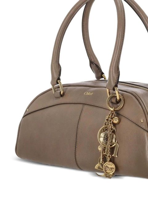 Chloé Bowling charm-detail shoulder bag - Brown