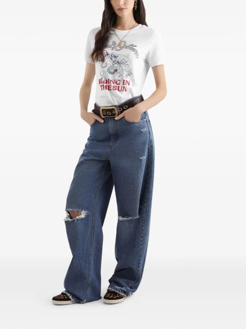 Dolce & Gabbana print-detail T-shirt - White