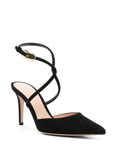 Gianvito Rossi 90mm suede pumps - Black
