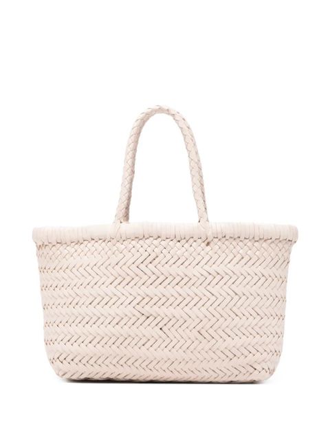 DRAGON DIFFUSION mini Flat Gora woven tote bag - Neutrals - zdjęcie produktu nr 1
