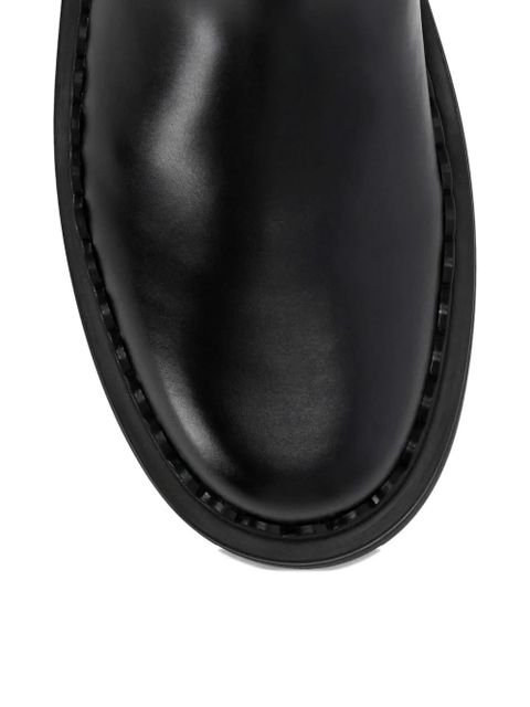 Valentino Garavani VLogo Signature leather boots - Black