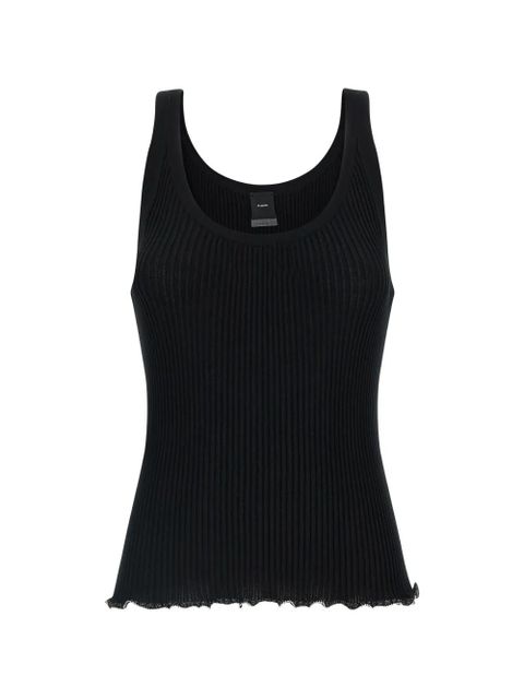 PINKO ribbed beaded top - Black - zdjęcie produktu nr 1