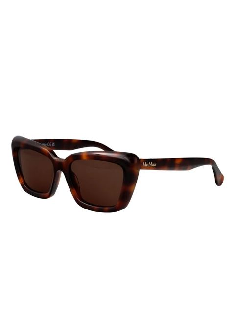 Max Mara Eyewear Elizabeth square-frame sunglasses - Brown