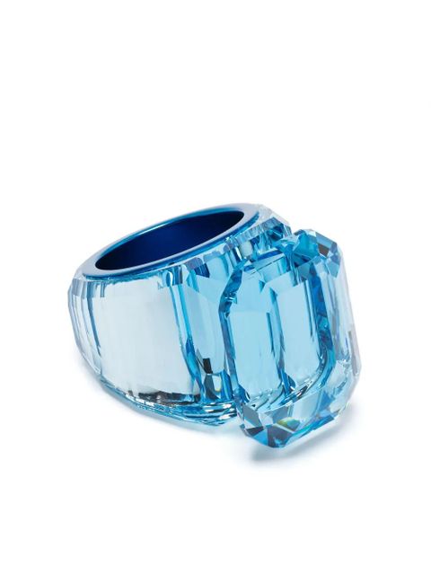 Swarovski Lucent crystal cocktail ring - Blue - zdjęcie produktu nr 1