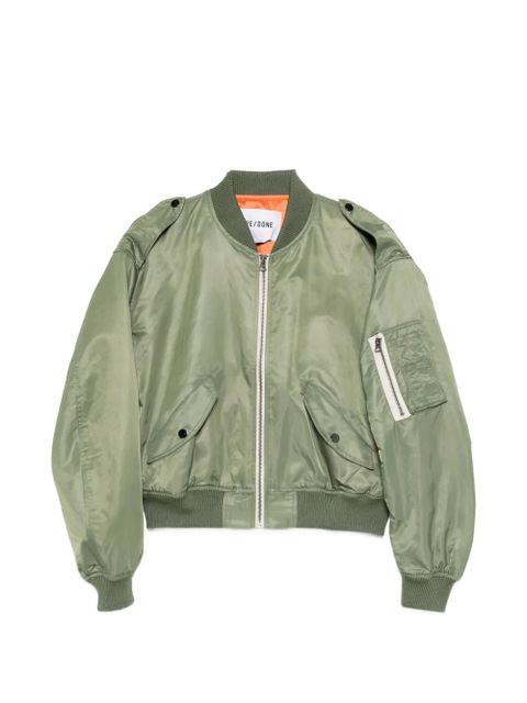 RE/DONE zip-fastening bomber jacket - Green - zdjęcie produktu nr 1