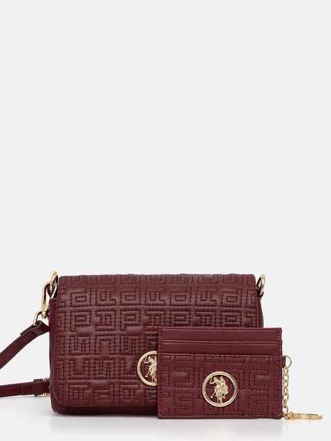 U.S. Polo Assn. torebka Box Bag kolor bordowy BIU2B8999WVP - zdjęcie produktu nr 1