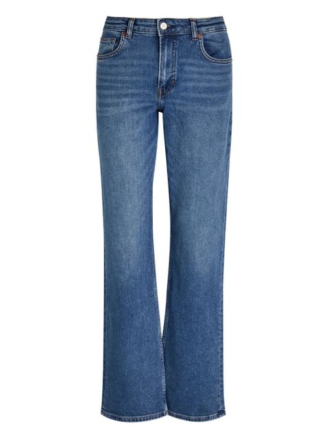 Reformation Elton belt loops straight-leg jean - Blue - zdjęcie produktu nr 1