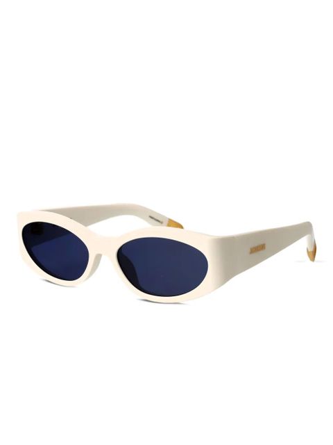 Jacquemus logo-print sunglasses - White