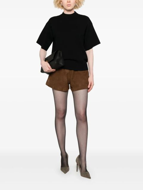 Max Mara mock-neck T-shirt - Black - zdjęcie produktu nr 2