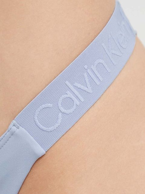 Calvin Klein brazyliany kąpielowe kolor niebieski