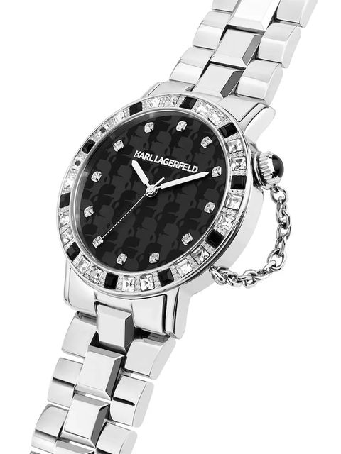 Karl Lagerfeld zegarek damski kolor srebrny R0553100502 - zdjęcie produktu nr 2