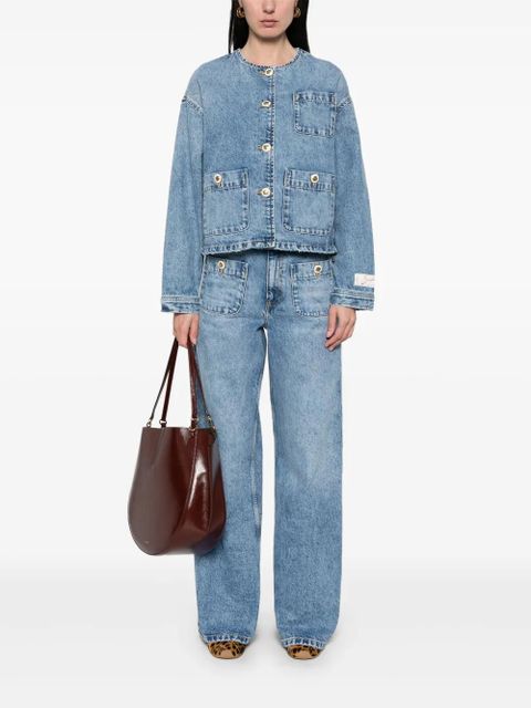 SANDRO faded-effect jeans - Blue - zdjęcie produktu nr 2