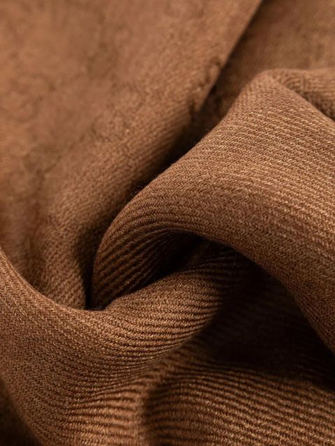 Gucci frayed edge scarf - Brown - zdjęcie produktu nr 2