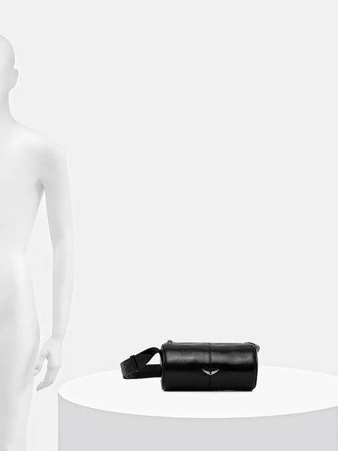 ZADIG&VOLTAIRE torebka skórzana kolor czarny LWBA03940