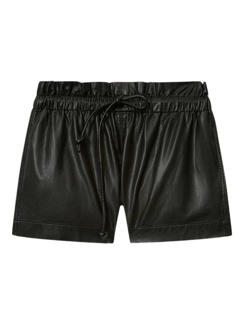 MARANT ÉTOILE Naline ruffled shorts - Black - zdjęcie produktu nr 1