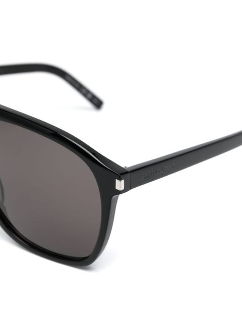 Saint Laurent Eyewear Dune oversize-frame sunglasses - Black