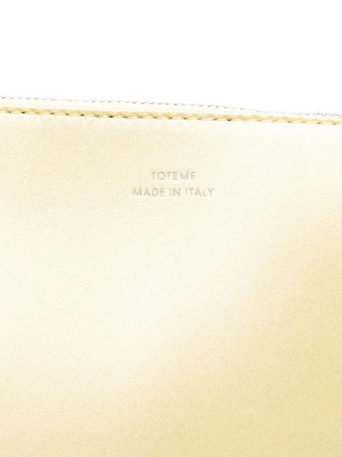 TOTEME bevel satin shoulder bag - Yellow