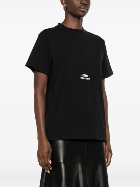 Balenciaga logo T-shirt - Black