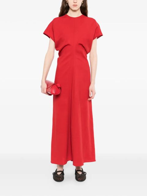 TOTEME slouched-waist dress - Red - zdjęcie produktu nr 2