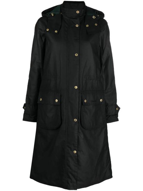 Barbour mid-length polished raincoat - Black - zdjęcie produktu nr 1