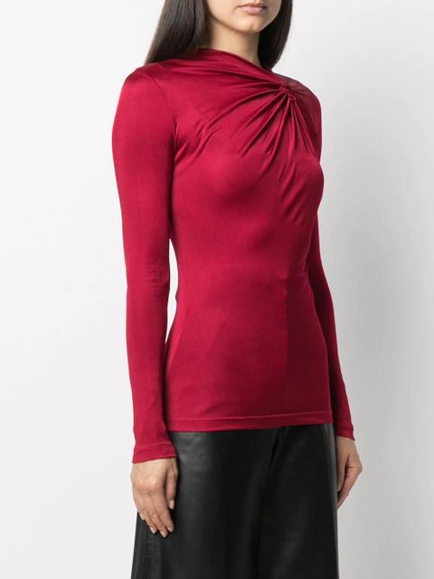 Isabel Marant wrapped front top - Red