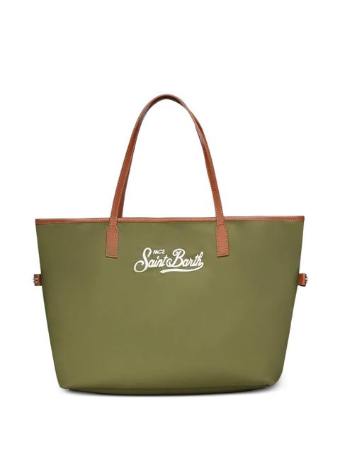 MC2 Saint Barth City logo-detail tote bag - Green - zdjęcie produktu nr 1