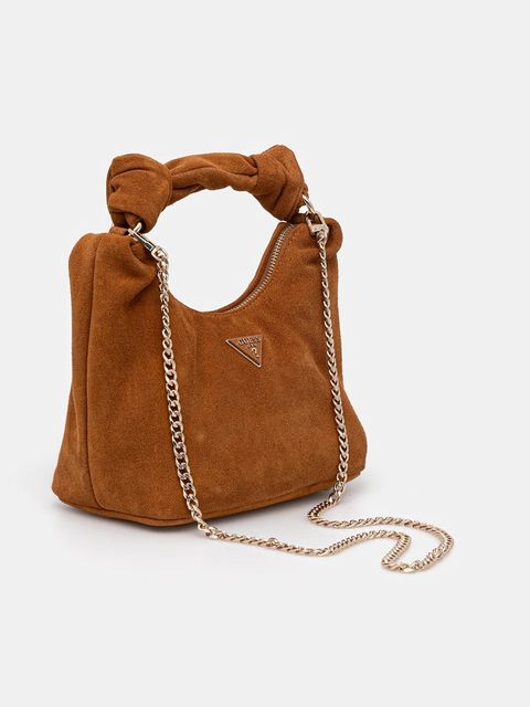 Guess torebka zamszowa ISOTTA - zdjęcie produktu nr 1